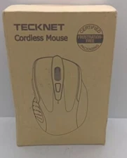 Tecknet Cordless Wireless Optical Red Computer Mouse Model M003. NEW