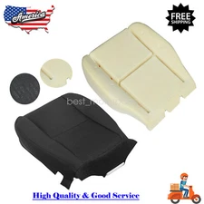 Driver Side Bottom Cloth Seat Cover+Foam Cushion For 07-14 Chevy Silverado 1500
