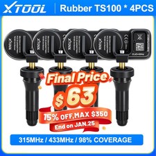 4PCS XTOOL TS100 Tire Pressure Sensor 315&433...