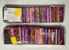 Hoffman Bali Pop BP-405 Wild Berry 40 Strip Batik Quilt Fabric Pack New Sealed