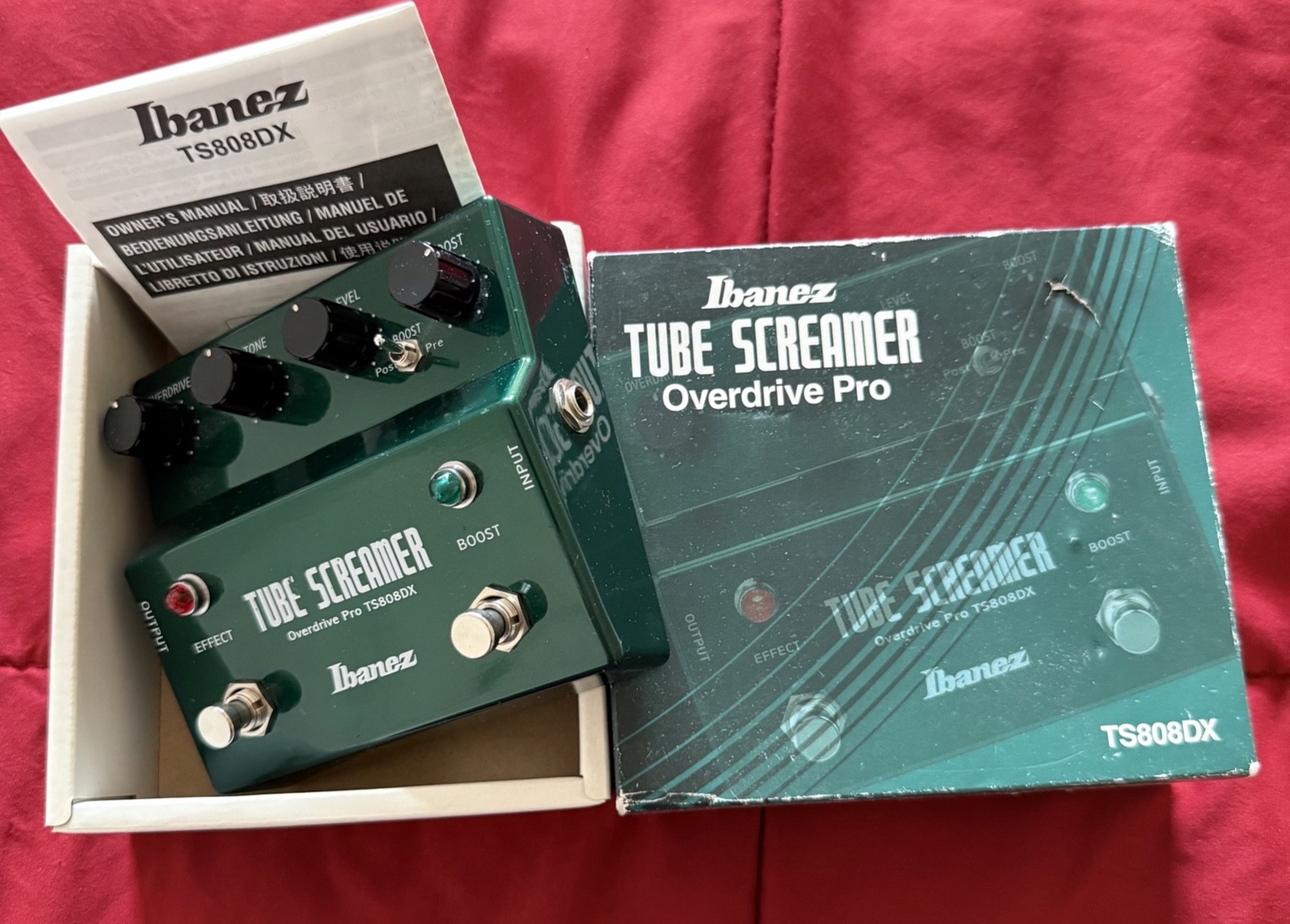 Ibanez TS808DX Tube Screamer Overdrive