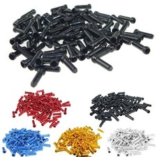 Derailleur Cable End cap Brake Tip Ferrules Bike Cycling Inner 100 pcs