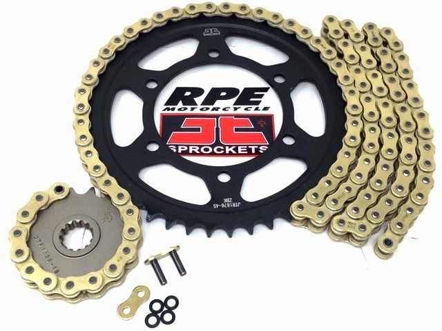 2009-2015 GSXR1000 RK 520 ZXW Gold Quick Accel 16/42t Chain and Sprockets Kit