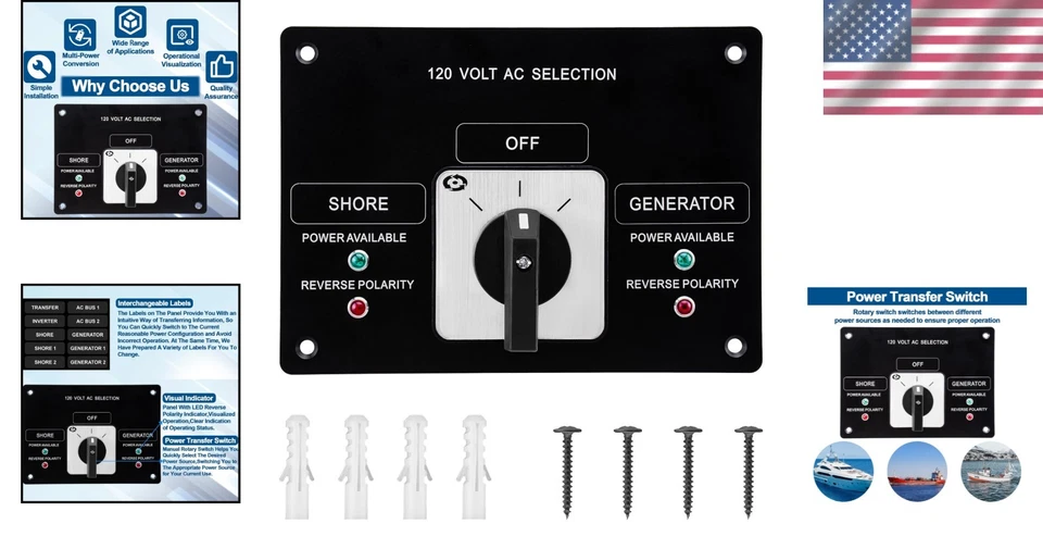 Efficient Power Control Panel for Boats RVs - Image 2 of 4
