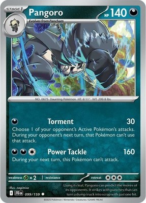 Pangoro - 099/159 - Uncommon - Near Mint