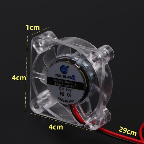 1 Piece 4010 Hydraulic Bearing Brushless 3D Printer Transparent Cooling Fan .# - Afbeelding 3 van 15