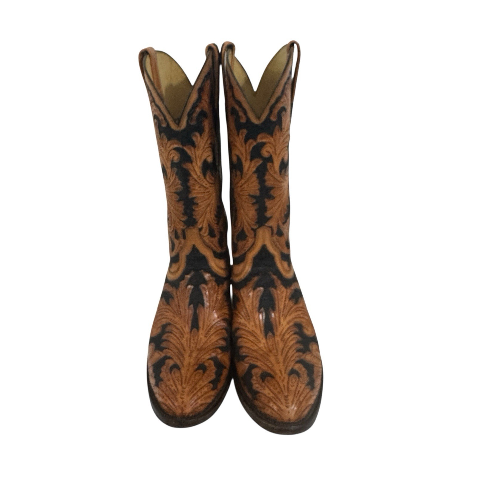 Lucchese 8.5 Classics Kent Hand Tooled Western Cowboy Boots $2500.00 Custom READ image 5