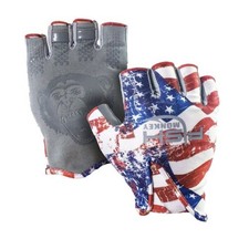Fish Monkey Stubby Guide Gloves, Americana