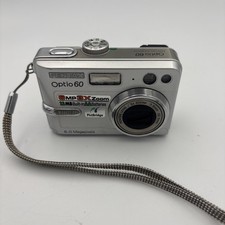 PENTAX Optio 60 Digital Camera 6.0 MP 3x Optical Zoom Silver