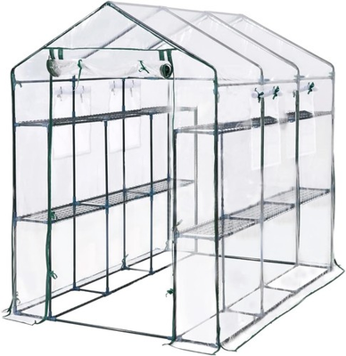 #ad #ad Outdoor Walk in Greenhouse Weatherproof Plant House Tent with 6 Shelves $83.99