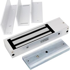 Waterproof 12V 24V Heavy Duty Magnetic Door Lock, 1200 Lbs Gate Lock