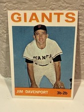 Jim Davenport San Francisco Giants 1964 Topps Card #82 EXMT