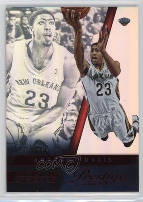 2014-15 Panini Prestige Bonus Shots Red Premium 117/199 Anthony Davis #114 0l7n
