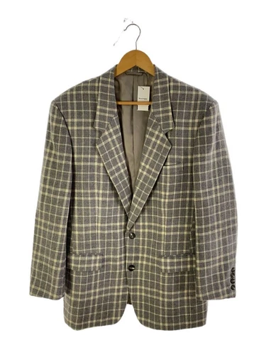 Giacca Christian Dior GRY 2451 lana grigia dal Giappone _045