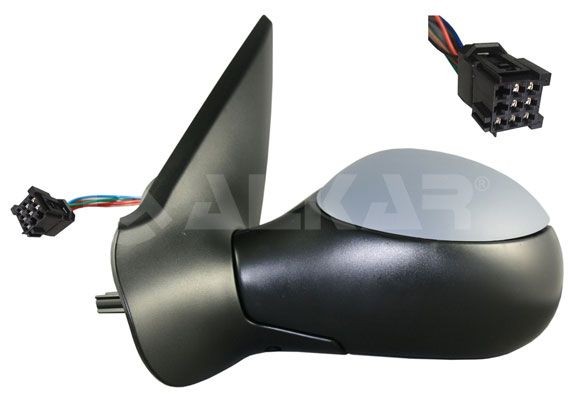 Aussenspiegel Links Alkar 6125291 FÜR Peugeot Seitenspiegel RÜCkspiegel Aussen-image