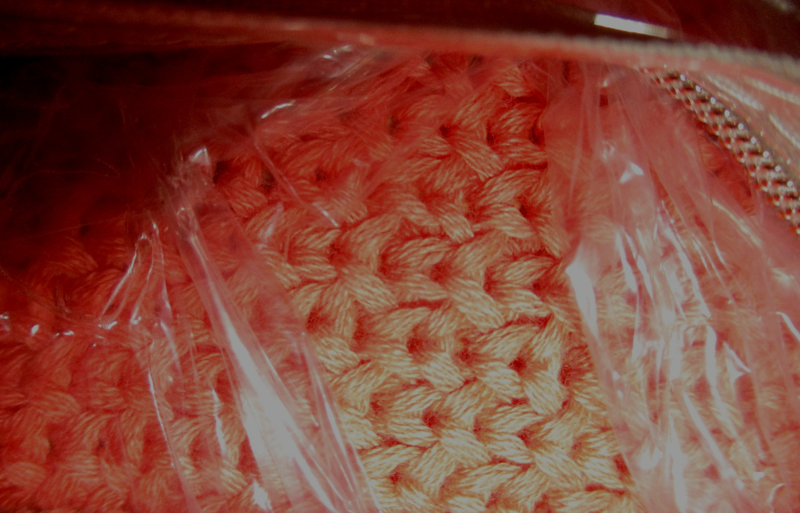 NWT Frette At Home ~ Mimosa Throw ~ Coral Color ~ Cotton ~ 51" x 71" ~ Washable