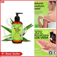 Aloe Vera Gel 8.5 oz Soothing After Sun for Sunburn Dry Skin Natural Ingredients