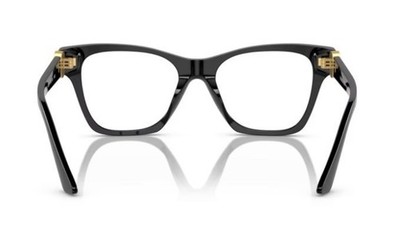 Versace VE 3341U GB1 Black Plastic Cat-Eye Eyeglasses 52mm  display picture 3