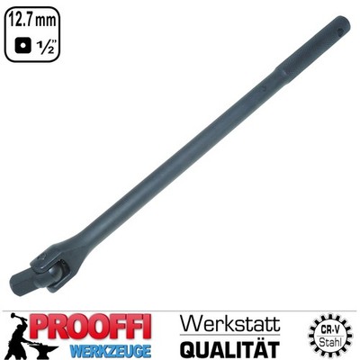 Kraft Gelenkgriff Knebel Quergriff 1/2'' Hebel Gleitgriff Drehstange Griff 380 mm