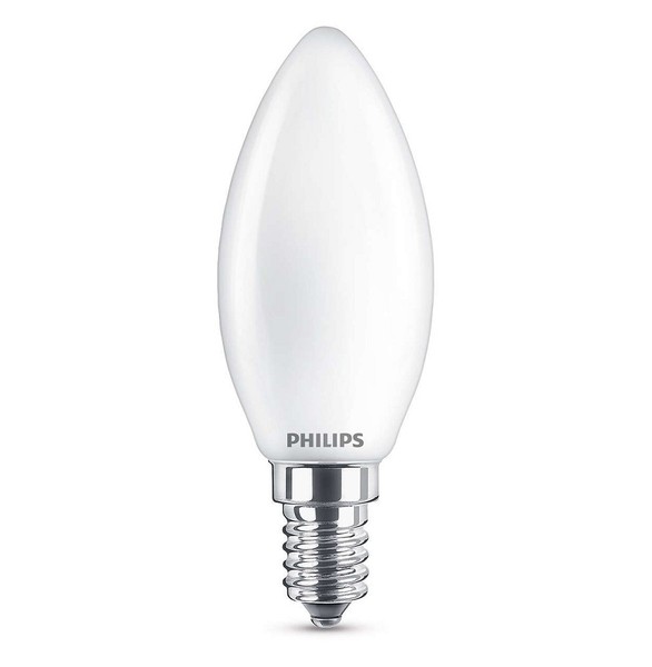 Philips E14 Led Classic Kerzenlampe 2,2W Wie 25W Matt 2700K WarmweißEs Licht-image