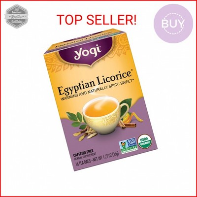 Yogi Tea, Egyptian Licorice, 16 Count, Packaging May Vary