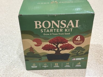 Bonsai Tree Starter Kit   Unique Christmas Gift for Adults, Men, - Grow 4 Bon...