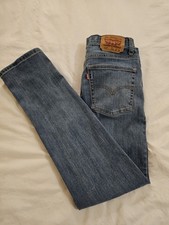 Levi's 510 Skinny Jeans 16 Reg W28 L30 Blue Denim Stretch