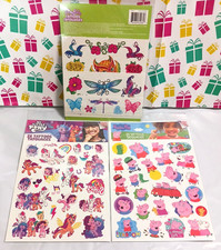 Temporary Tattoos for kids. My Little Pony, Peppa Pig, Fantasy garden 75 tattoos