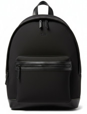 DKNY Neoprene & Faux-Leather Zip-Top Backpack...