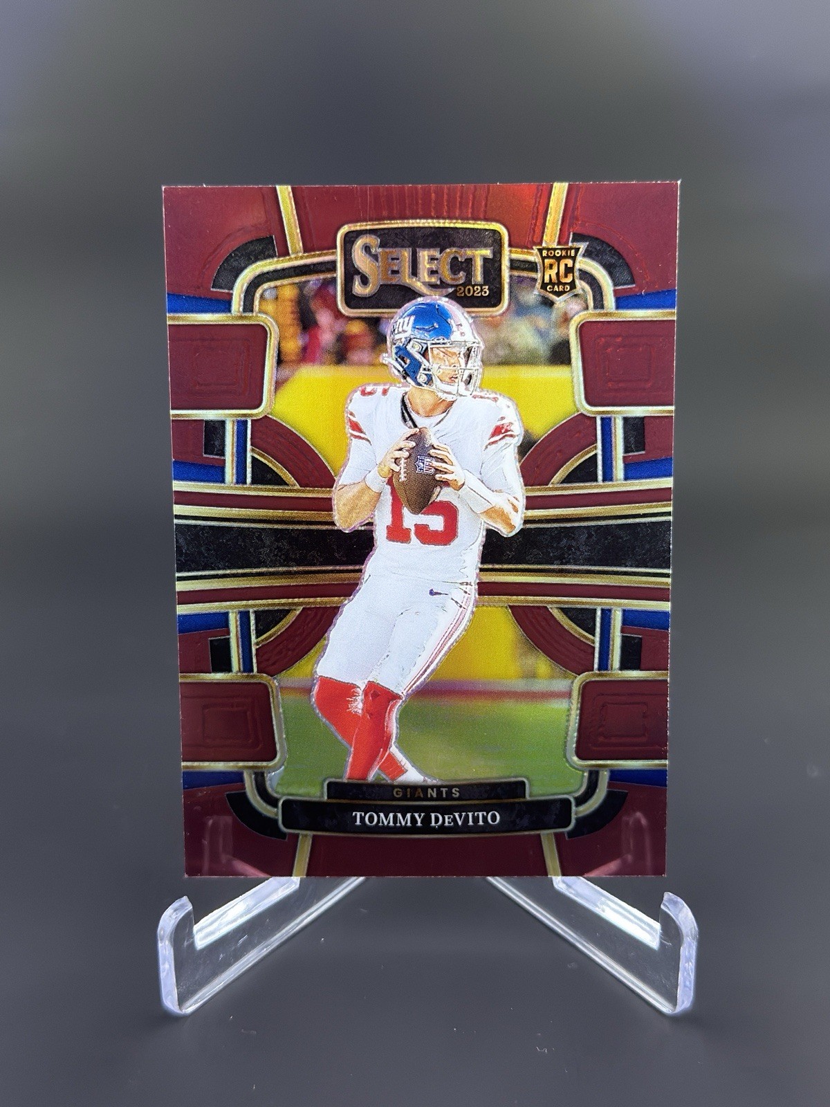 2023 Panini Select Tommy Devito Concourse Maroon /149 RC New York Giants