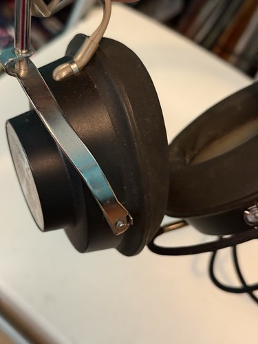 VTG Sony DR-5A Stereo Over Ear Adjustable Headphones *work* - Picture 2 of 8