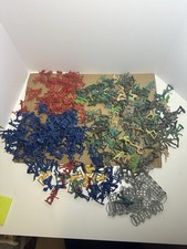 Lot 440 Plastic Figures: Army Men Soldier, Indian, Police Firefighter