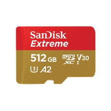 SanDisk 512GB Extreme microSDXC UHS-I Memory Card - SDSQXAV-512G-GN6MA