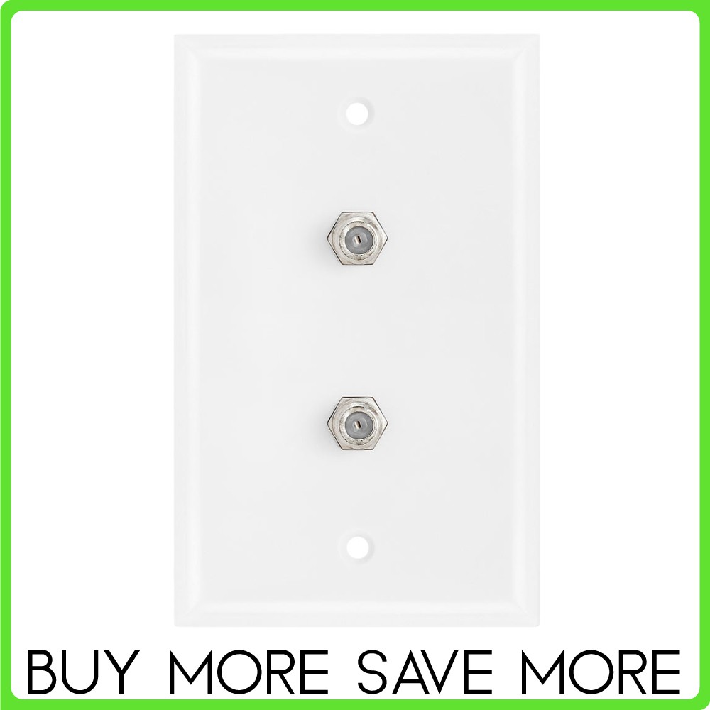 Modular Phone Wallplate Satellite Coaxial Faceplate