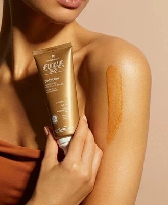 Heliocare 360 Body Glow LSF50+ 100ml Sonnencreme mit Strahlenboost