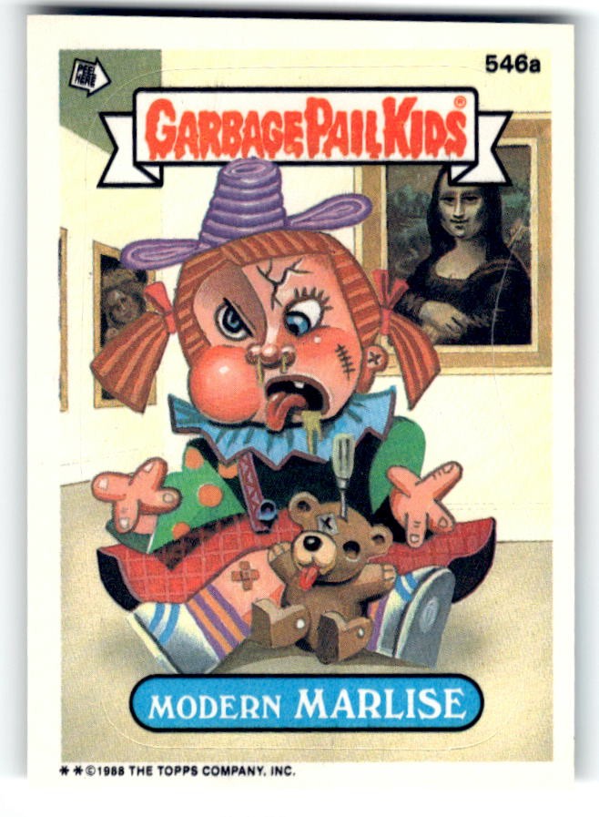 Modern MARLISE #546a 1988 Garbage Pail Kids trading card — raw and PSA graded price guide