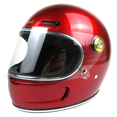Orig. Biltwell Gringo SV (L) Motorcycle ECE Helmet Metallic Red Deus XM Customs