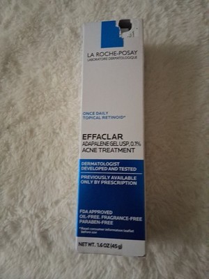 La Roche Posay Effaclar Adaplene Gel 0.1% Acne Treatment 1.6 oz Exp. 10/2027