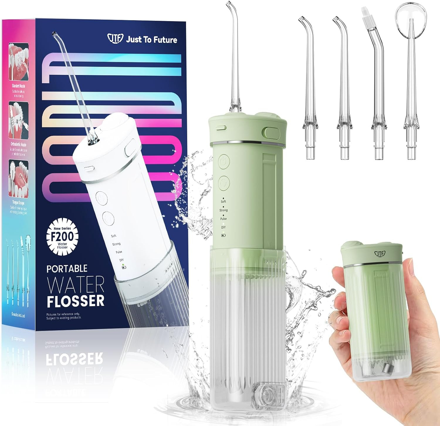 Irrigatore Dentale Viaggio Mini: Idropulsore Cordless per Backpackers