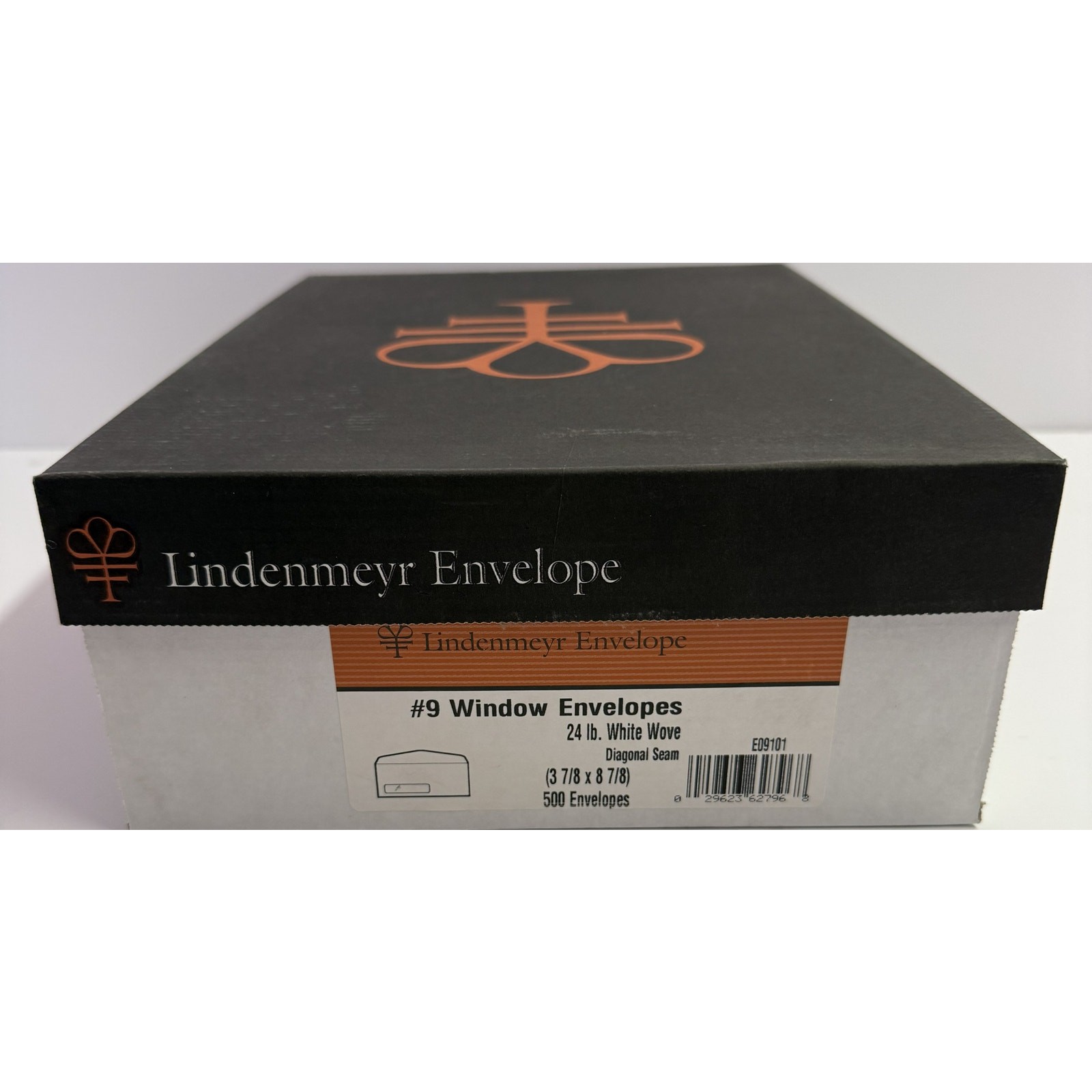 Lindenmeyr #9 Window Envelopes 24lb White Wove Commercial 500/Box