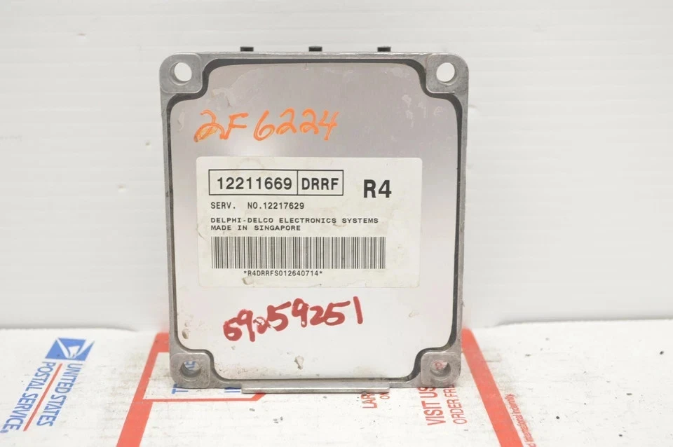 2002 02 Daewoo Nubira 12211669 Engine Control Module Unit Ecm K14 025 - Image 2 of 4