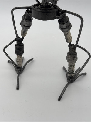 Scrap Metal Sculpture Model Recycled Handmade Art Predator W