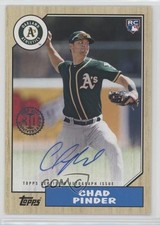 2017 Topps 1987 Rookie and All-Star Edition Auto Chad Pinder #1987A-CP Auto 0b2