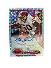 2024 Topps Chrome CHRIS SAMUELS Geometric Refractor Auto Variation Washington