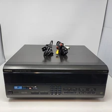 Technics SL-MC7 CD Changer 110+1 Compact Disc Capacity Remote Error Reading Disk