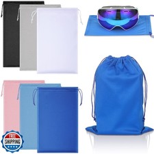 Konohan 6 Pieces Microfiber Ski Goggle Bag Protection Bag for Win