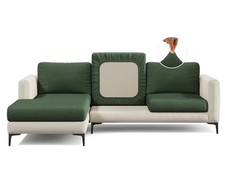 Nolan Interior Mircale Plush Universal Sofa Back Cover Kale Green Medium Stretch