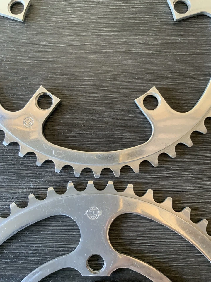 ANILLOS DE CADENA ZEUS (2) 53-47 DIENTES 118 BCD ZEUS PERNOS DE ANILLO DE CADENA (5) Foto 2 de 4