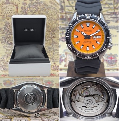 Seiko Herren Automatikuhr Stargate II Prospex SRP497 Scuba Diver 200m 4R36-02Z0