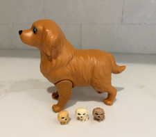 Mattel Barbie Pet Golden Retriever Pregnant Dog Tanner with 3 Newborn Puppies
